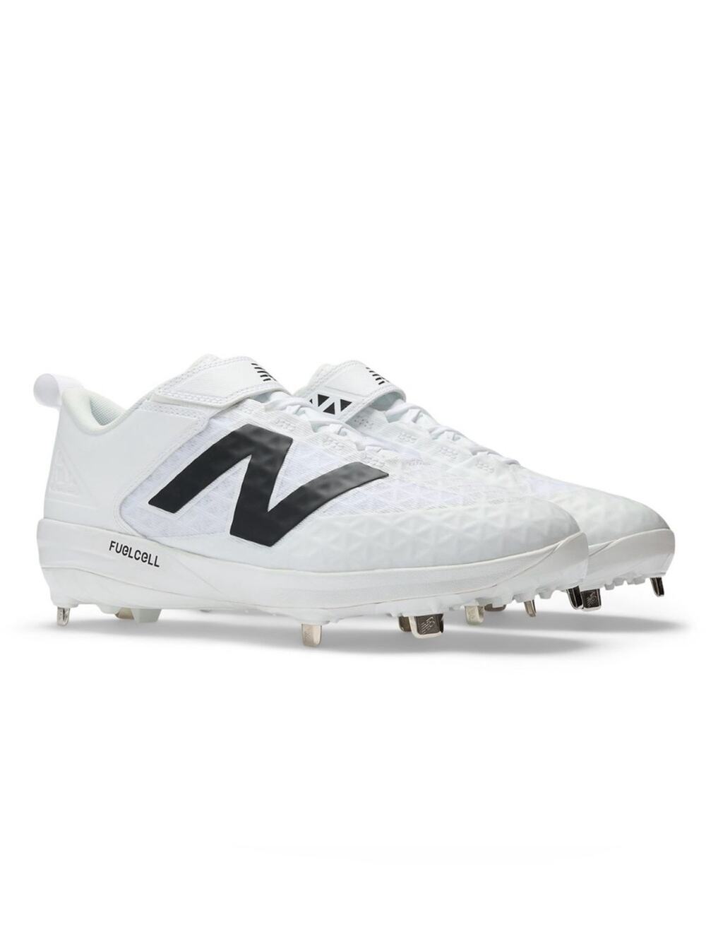New Balance White Black Baseball Cleats - FuelCell 4040 NIB